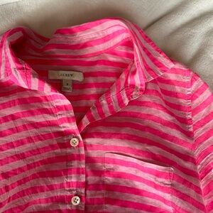 J Crew Half Button Up